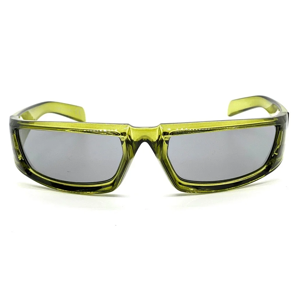 Sunglasses Green Frame Black Lens Fashion Cool Shades Women Luxury Street Lentes